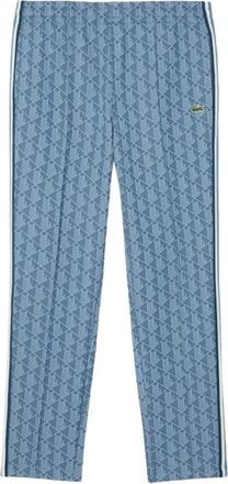 Lacoste Pantalone Tuta Monogram - Heren - Sweatpants - Blauw - XL - Broeken