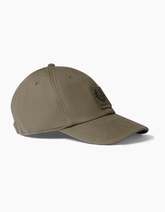 Belstaff Mens BELSTAFF PHOENIX CAP KHAKI GREEN - Size: 1 size
