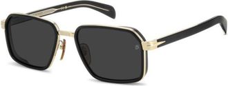 David Beckham DB 7158/S Asian Fit RHL/IR Mens Sunglasses Size 57