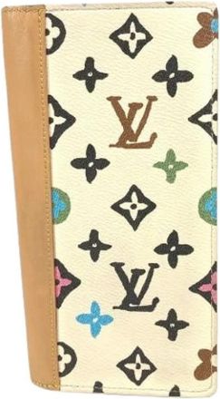 Louis Vuitton Pre-owned Canvas Portemonnee - unisex - Vintage Accessoires - Beige - ONE Size - Vintage
