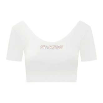 Fiorucci T-Shirts, female, White, Size: M Star Logo Regular T-Shirt
