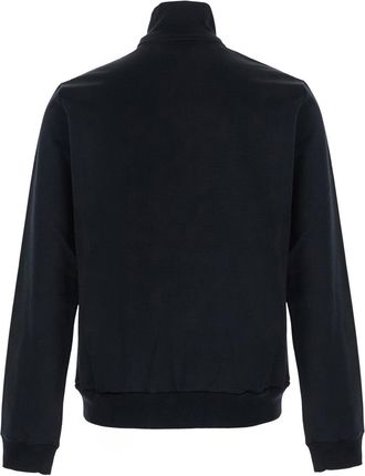 Gucci Mens Sweatshirt High-Neck Zip Black Sweatshirts Sweater