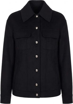 Sportmax Calcio Jacket - Dames - Zomerjassen - Zwart - XS - Wol - Jassen