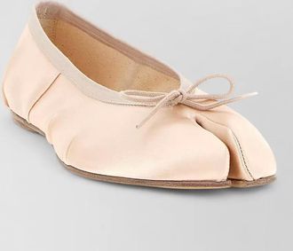 Maison Margiela tabi split toe ballet flats bow detail