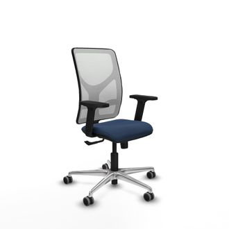 Piqueras y Crespo Silla De Oficina Piqueras Y Crespo Motilla Blanco Azul Marino