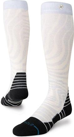 Stance Directions Mid Poly Snow Womens Crew Cut Socks Shoes Grey : MD (Womens Shoe 8-10.5), Mesh/Nylon/Polyester