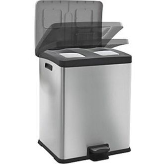 EKO Pedal-abfallsammler Volumen 2 X 30 L Bxhxt 459 X 636 X 495 Mm