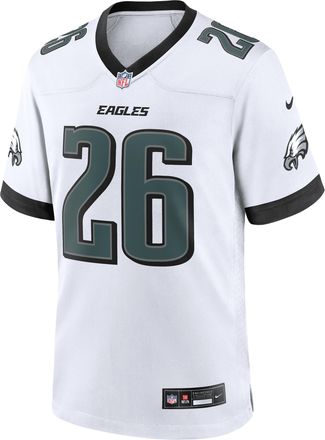 Nike Saquon Barkley Philadelphia Eagles Nike Mens NFL Game Jersey in White | 67NM0AAM86F-XZ7