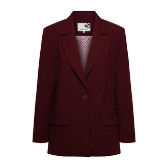 &Co Woman Jassen, Dames, Rood, XL, Polyester, Glennis Blazer