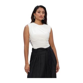 Rosemunde Dames, Tops, Wit, Maat: 2XL Poliester