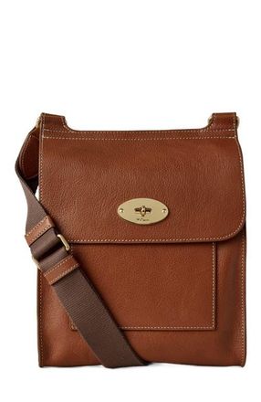 Mulberry Antony Leather Stitched Crossbody Bag in Oak at Nordstrom