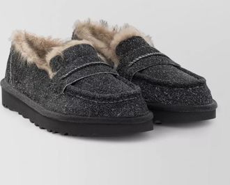 UGG suede loafers