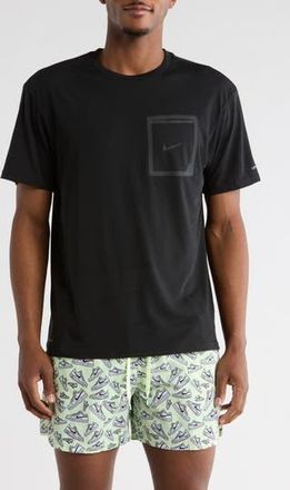 Nike Hydroguard Swim T-Shirt in Black at Nordstrom Rack, Size X-Large