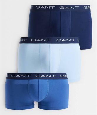 GANT Confezione da 3 boxer aderenti blu