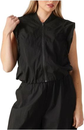 Co'Couture Acasiacc Waistcoat - Dames - Bodywarmers - Zwart - L - Katoen - Jassen