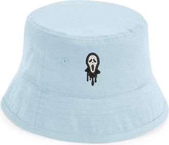 Generic Kids Scream Mask Bucket Hat Ghost (as8, Alpha, m, l, Navy)