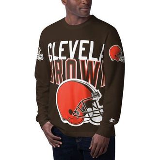 Starter Mens Starter Brown Cleveland Browns Clutch Hit Long Sleeve T-Shirt at Nordstrom, Size Medium