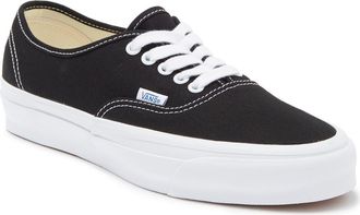 Vans Premium Authentic Reissue Sneaker in Lx Black/White at Nordstrom, Size 10.5