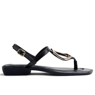 Gioseppo Flat Sandals, female, Black, Size: 10 US 79024 Neronero