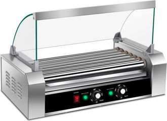 Costway 18 Hot Dog 7 Roller Grill Commercial Cooker