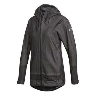 adidas (WMNS) adidas Outdoor Windproof Jacket Black DZ0796