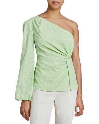 Santorelli Julia One Shoulder Blouse