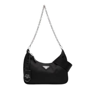 Prada Pre-owned Re-Edition 2005 Satchel - Dames - Vintage Schoudertas - Zwart - ONE Size - Nylon - Vintage