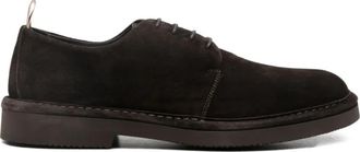 Rolando Sturlini Veterschoenen van su&egrave;de - Heren - Veterschoenen - Bruin - 42 1/2 EU - Su&egrave;de - Schoenen