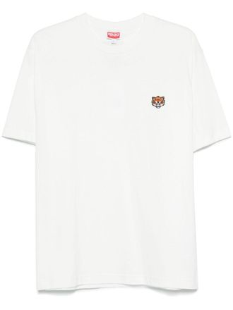 Kenzo T-Shirt Ricamata Lucky Tiger.-Uomo