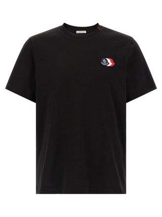 Moncler Black Logo Crew Neck T-Shirt