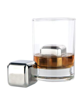 Viski Glacier Rocks Large Stainless Steel Cubes