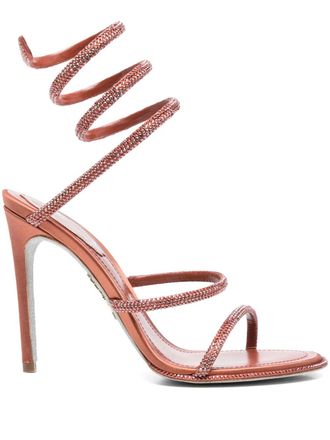 Rene Caovilla Sandali Cleo 100mm - Rosso