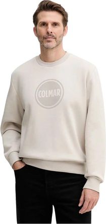 Colmar Modieus Sweatshirt - Heren - Sportshirts - Beige - XL - Katoen - Fitness