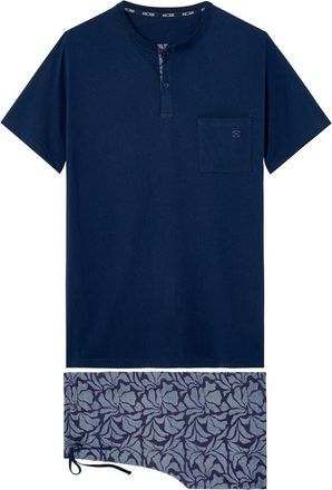 HOM Long Island Short Sleepwear in Navy Print at Nordstrom, Size Xx-Large