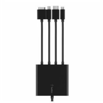 Belkin B2b166 Adaptador De Cable De V&iacute;deo 2,4 M Usb Tipo C Negro