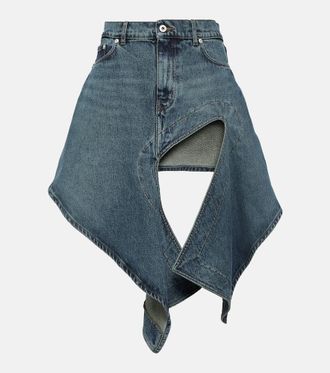 Y / Project Evergreen denim miniskirt