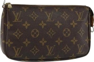 Louis Vuitton Pre-owned Clutches, female, Brown, Size: ONE SIZE Pre-owned Vintage Clutch