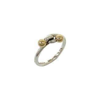 Tiffany & Co. Gold Silver Yellow Gold (18K) Silver 925 Band Ring (Pre-Owned)