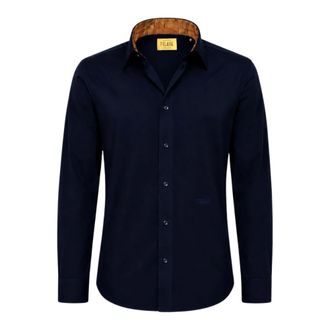 Alviero Martini 1A Classe Heren, Overhemden, Blauw, Maat: 5XL