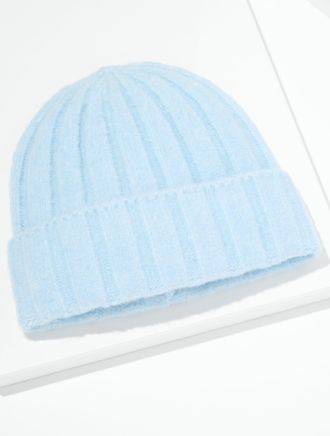Talbots Soft Ribbed Beanie - Salt Water - 001 Talbots