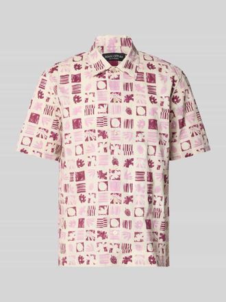 Marc O'Polo Regular Fit Freizeithemd aus reiner Baumwolle in Bordeaux, Gr&ouml;&szlig;e XXXL