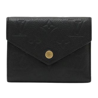Louis Vuitton Pre-owned Wallets, female, Black, Size: ONE SIZE Pre-owned Portefeuille Victorine