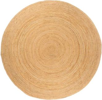 vidaXL Alfombra redonda yute trenzado 210 cm Vidaxl