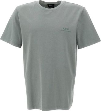 A.P.C. T-shirt Gabby - - Tops - Uomo - Verde - S