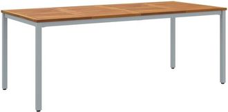 vidaXL Vidaxl - Outdoor Tables Natural and grey 200 x 90 x 75 cm