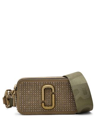 Marc Jacobs Borsa a tracolla The Crystal Canvas Snapshot - Verde