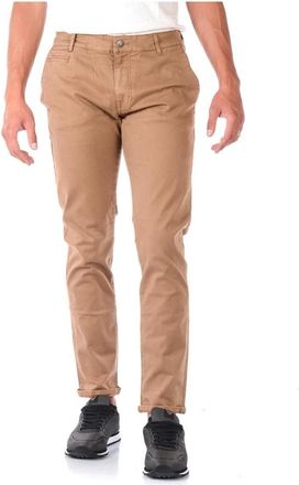 Daniele Alessandrini Jeans - Heren - Chinos - Bruin - W31 - Katoen - Broeken