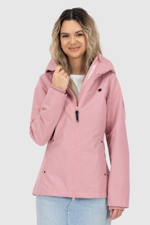 Alife And Kickin Softshelljacke ALIFE & KICKIN KANAAKA, Damen, Gr. XL, blush, Web, Obermaterial: 100% Polyester, unifarben, normal, Jacken Softshelljacke