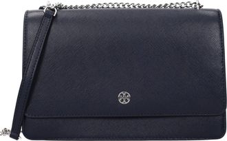 Tory Burch Blue Leather Crossbody Womens Bag