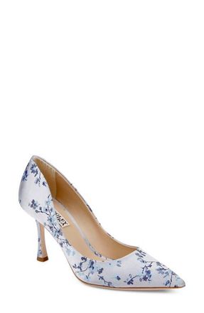 Badgley Mischka Wonder Pointed Toe Pump in Light Blue at Nordstrom, Size 9.5